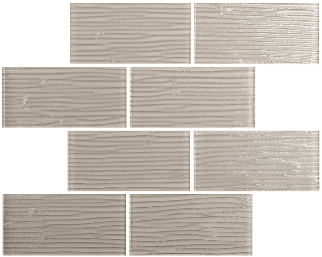 Crystal 3 x 6 Subway Tiles Chateau River