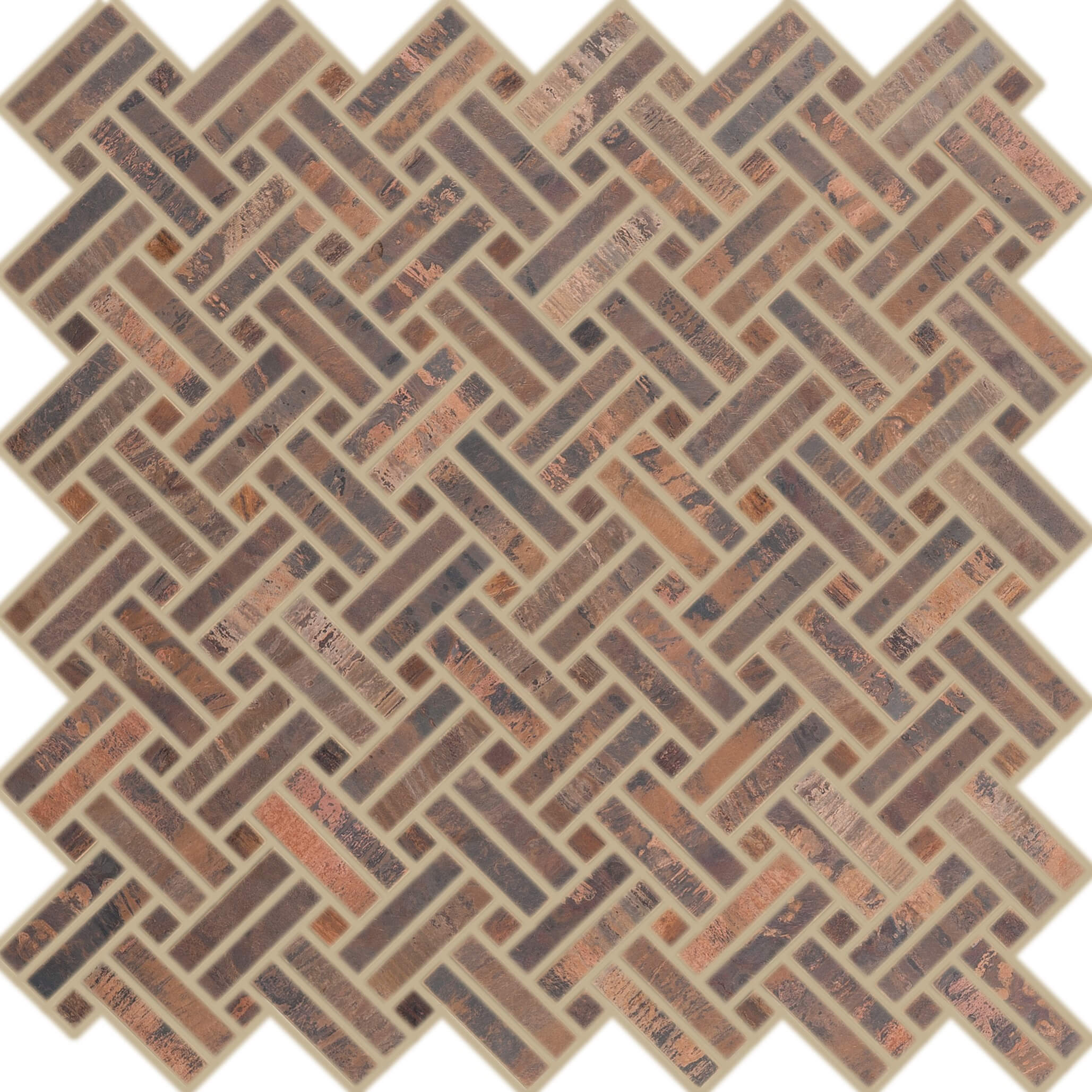 Metallix Miscellaneous Designs – Antique Copper 2By Basketweave