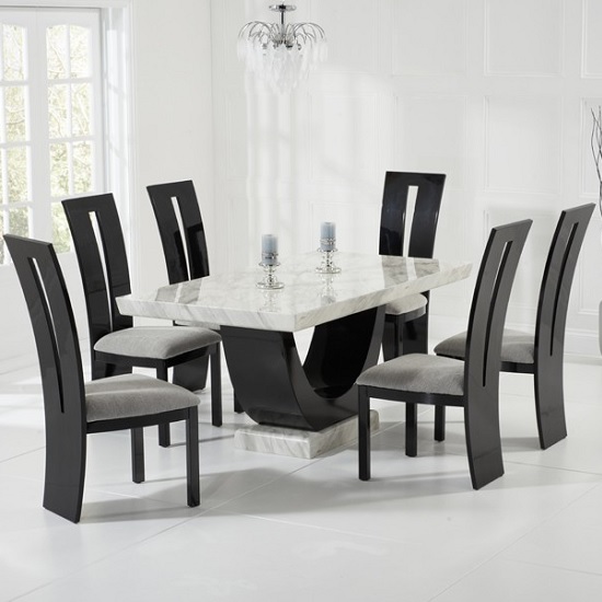 allie_marble_dining_table_black_6ophelia_chairs_set