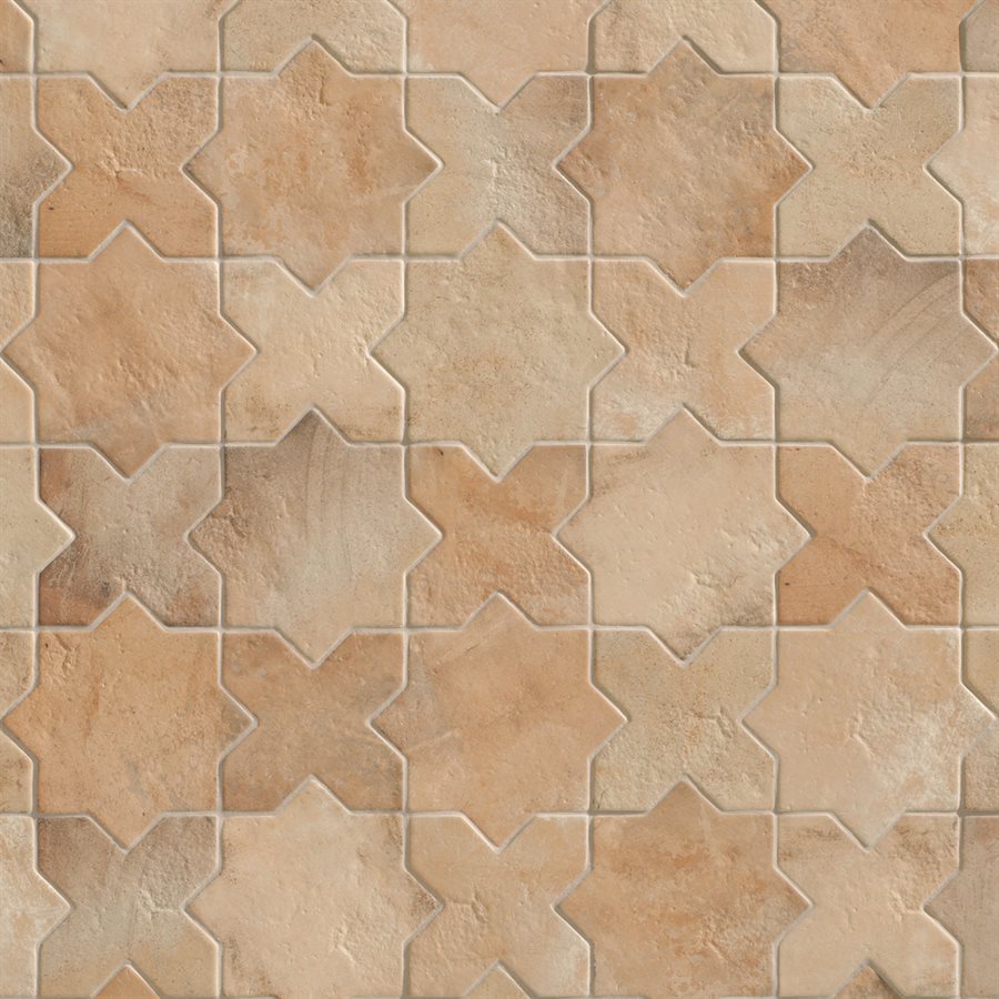 Malta Star Cotto 6inch Matte & Cross 6inch Cotto Matte